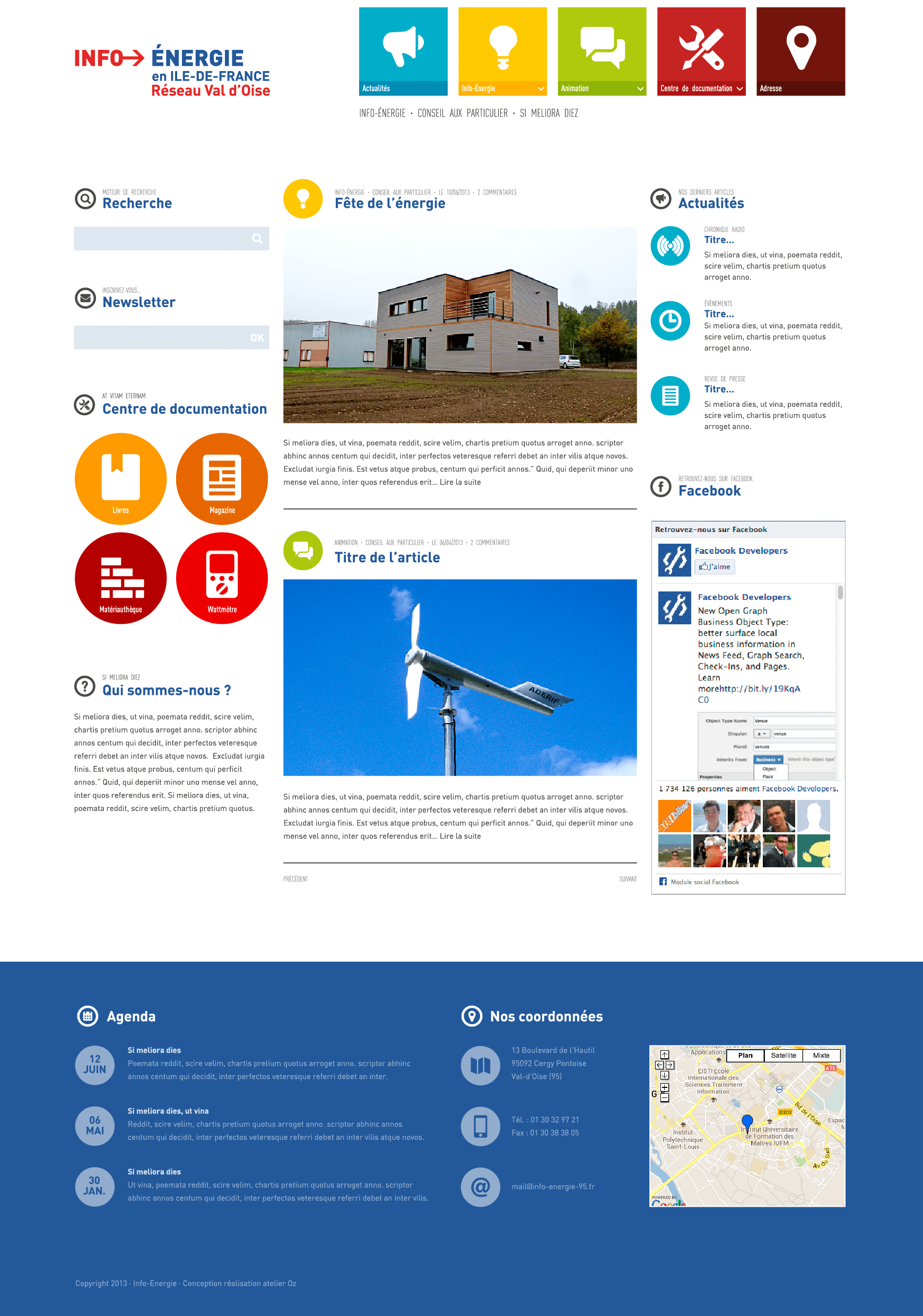 Webdesign info énergie